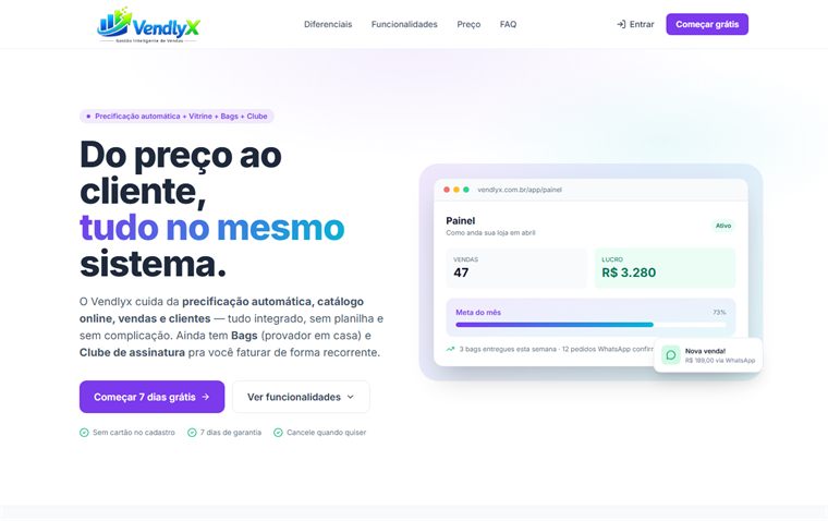 Vendlyx - nosso SaaS de gestao de vendas